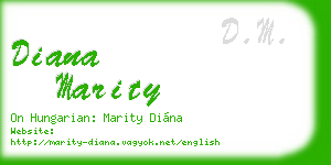 diana marity business card